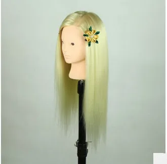 Free Shipping!!New Arrival Training Head Suitable For Hairdressing Salon School Mannequin Head With Hair With Free Clamp Best