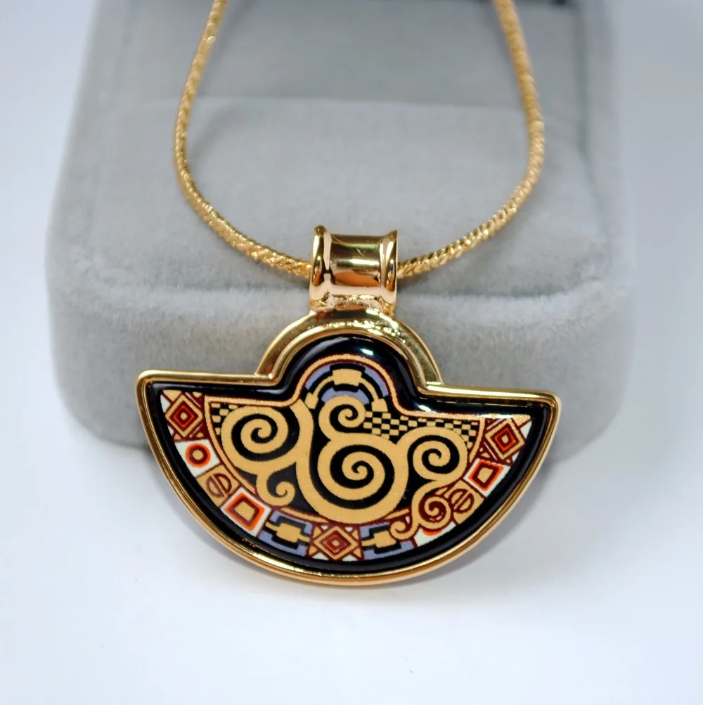 

Enamel Pendant European and American style cloisonne process 004