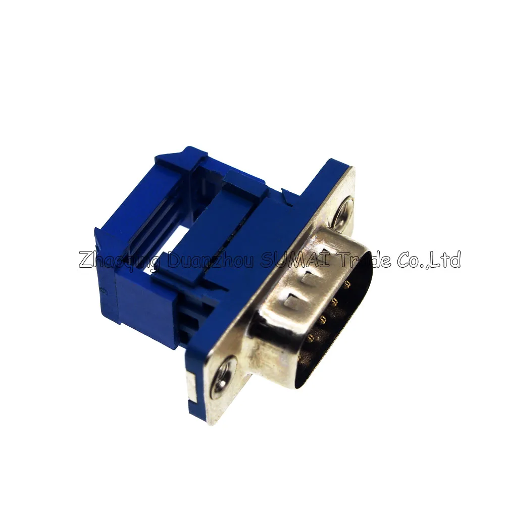 Wire press type, free soldering type NEW 9 Pin D-SUB DB9 socket Male IDC Flat cable Connector