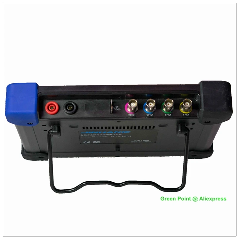 Jinhan ado202 handheld eletrônica digital osciloscópio multímetro 2 canais 100 ms/s taxa de amostra gerador sinal reparação automóvel