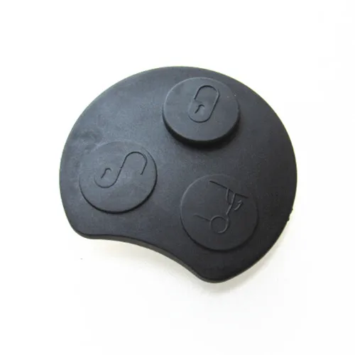 Replacement 3 Buttons Silicon Rubber Pad for Benz Smart Remote Key Pad 10/20/50 PCS