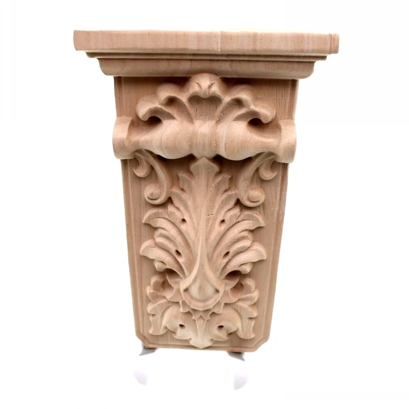 RUNBAZEF Solid Wood Furniture Carved Home Wedding Decoration Accessories Corbel Rome Stigma Craft Figurine Miniature Ornaments