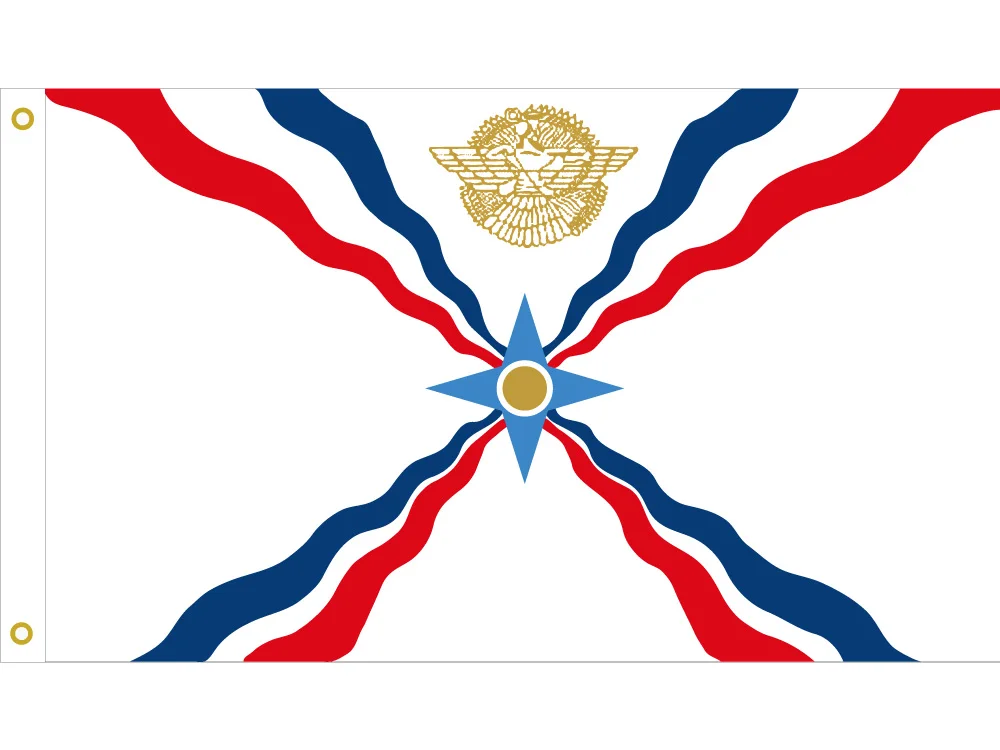 Assyria Flag 90*150cm/60*90cm/40*60cm Flying Hanging Flag 3x5FT Polyester Banners