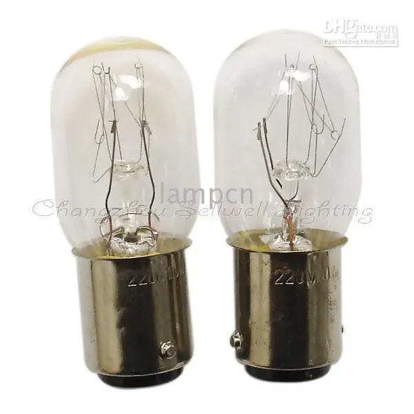 220v 10w ba15d t20x48 2022 Miniature light lamp a313 sellwell lighting