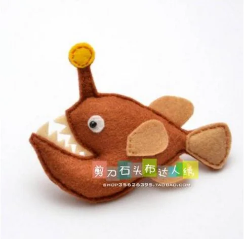 DIY underwater world marine animals  Fabric Felt kit Non-woven cloth Craft DIY Sewing set Handwork Material DIY needlework suppl