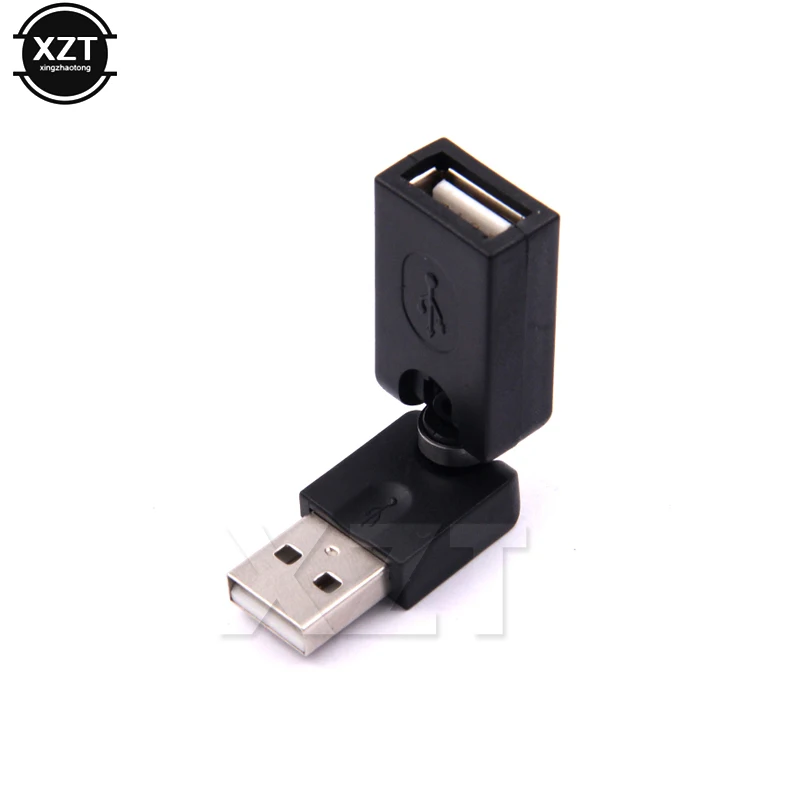 High Quality 360 Degree Rotary USB Male to USB Female Adapter Converter Extension Cable For Computer Connector