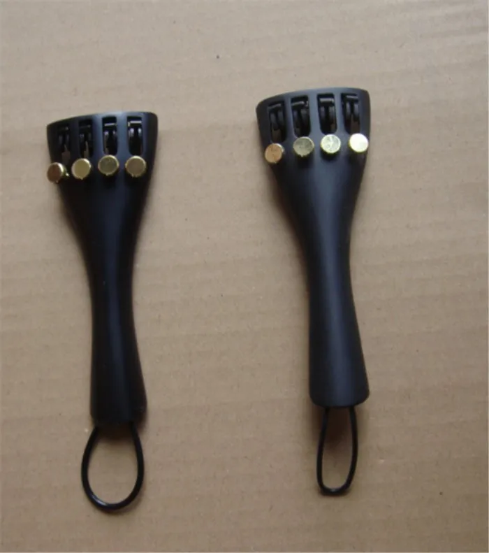 

5 pcs Violin aluminum alloy tailpiece with adjustable rope - -