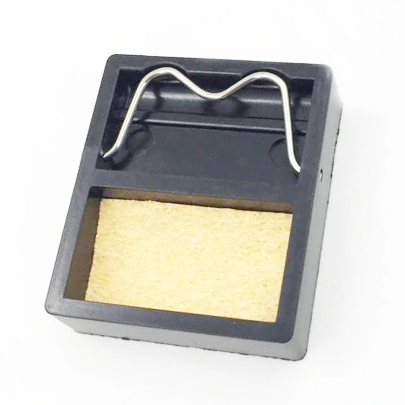 Supporto per supporto per saldatore, supporto per supporto per mini saldatore elettrico con spugna 600 resistente alle alte temperature