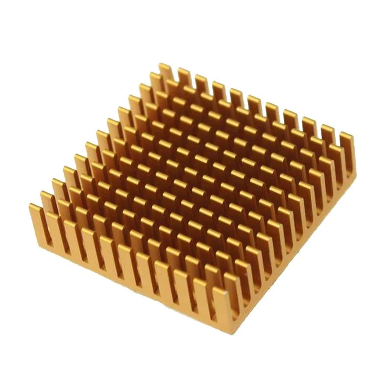 5000Pcs Gdstime 4cm 40mm Heat sink Aluminum Heatsink Cooler For Led Light Amplifier Peltier 40 x 40 x 10mm 11mm