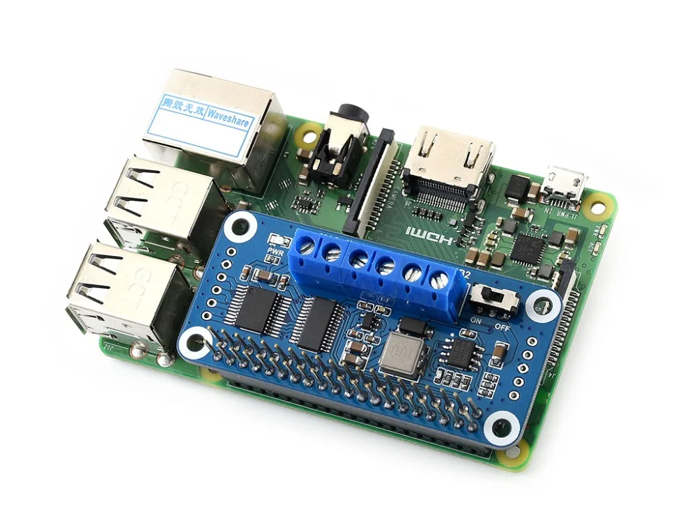 Imagem -05 - Driver de Motor Chapéu para Raspberry pi I2c Interface.