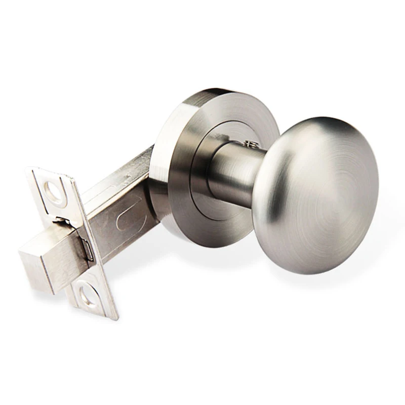 European 1PCS Solid Zinc Alloy Door Knobs Lock Background Wall Invisible Hidden Door Lock Interior Entrance Passage Lock Keyless