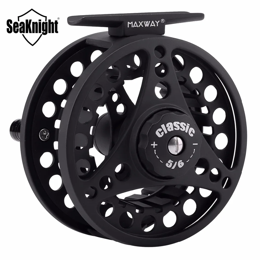 

SeaKnight MAXWAY Classic New 3/4 5/6 7/8 Цельнометаллическая катушка для ловли нахлыстом 3BB 1:1 Алюминиевый корпус Ручейная рыболовная катушка Снасти для мух