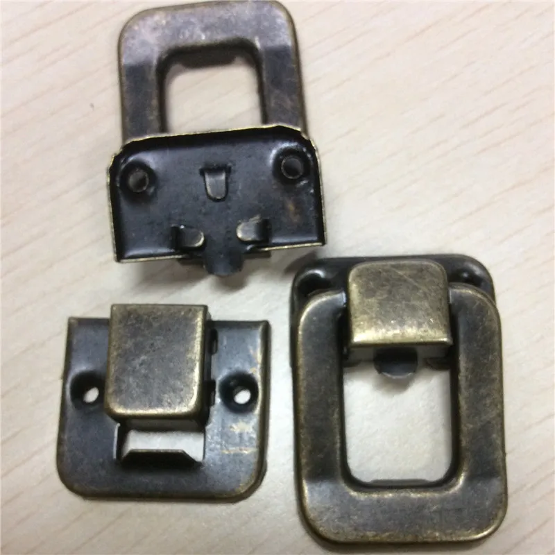 Box Suitcase Toggle Latch Buckles,Wooden Case Boxes Lock Latch Hardware,Bronze Tone 3.8cm x2.7cm,500Sets