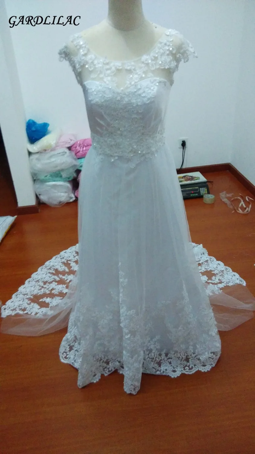 Nova linha a laço vestidos de casamento tamanhos grandes 2019 amostra vestido de noiva vestido de noiva