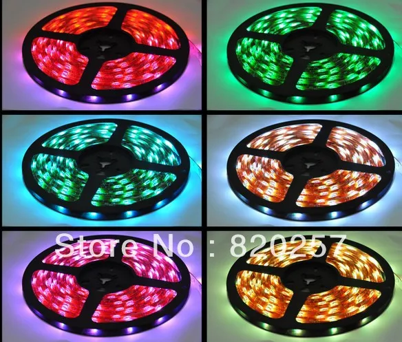 

Superbright High Quality 2 Year Warranty 5M Reel DC12V 3000PCS SMD5050 RGB Waterproof IP68 LED Strip Light, 60leds/m