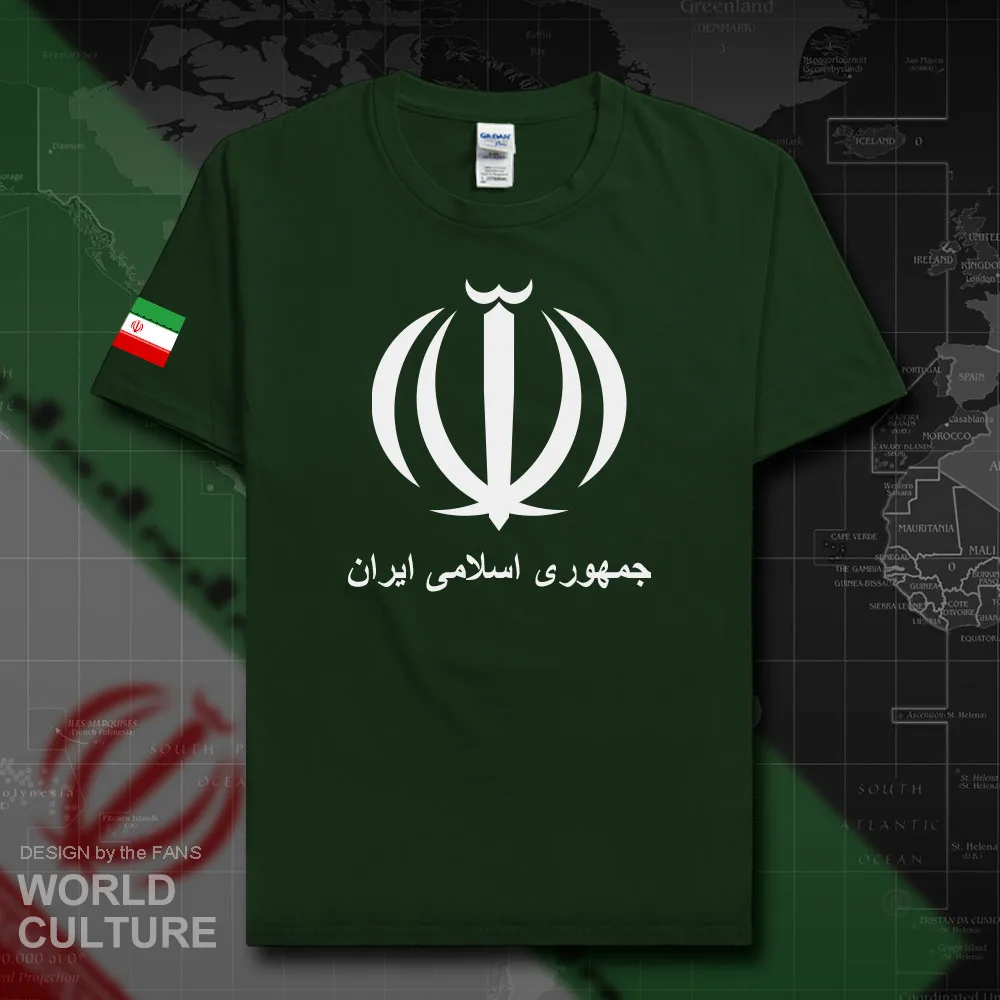 Iran Islamic men t shirts fashion 2018 jerseys nation team 100% cotton t-shirt meeting fitness brand clothes tees IR tops new 20