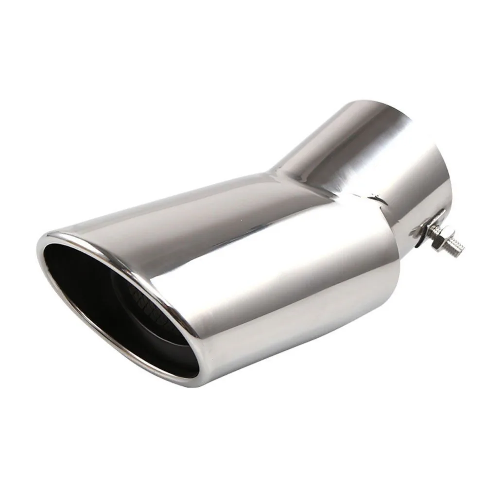 2pcs Stainless Steel Silver Rear Exhaust Tail Pipe Muffler Tip Tailpipe Fit For Honda CRV CR-V 2017 Car Styling Car Accessories