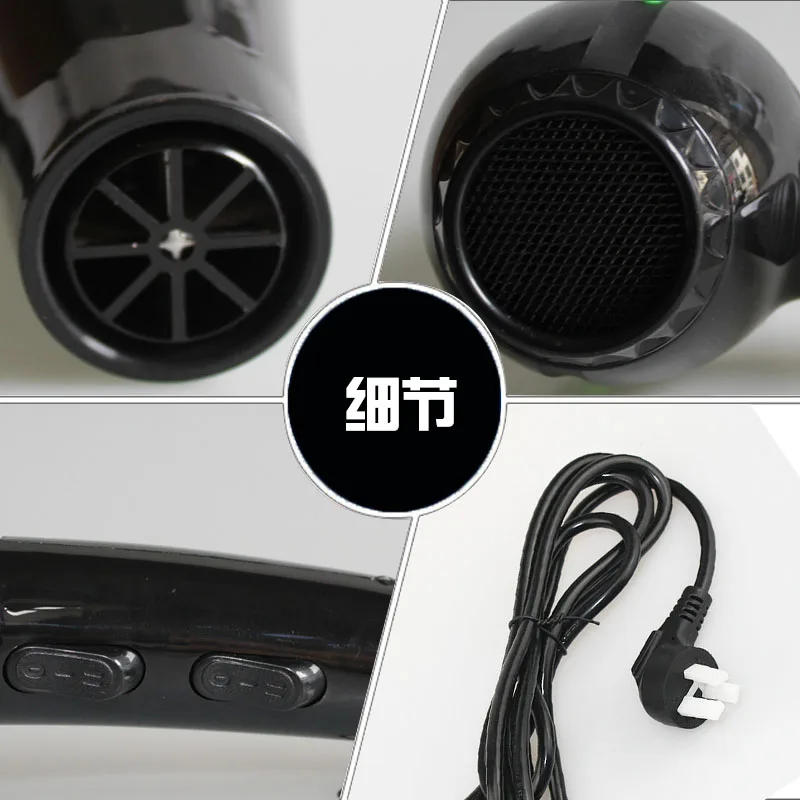 SOARIN-secador de pelo profesional para el hogar, dispositivo de aire caliente/frío de alta potencia, Termostato negro