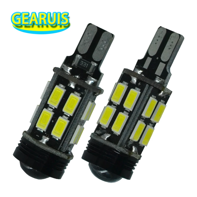 2 pcs T15 Canbus non polar 5W 280MA 16 SMD 5630 LED W16W W16W no error Car Auto Reverse Light Backup light Bulb White 12V