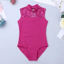 Girls Ballet Leotard with Lace Back #5