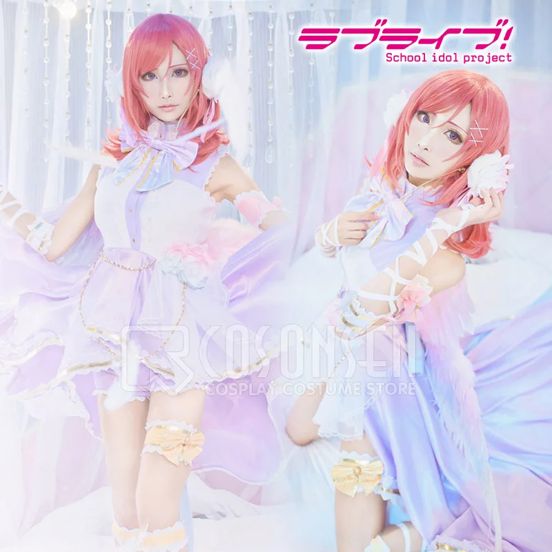 

COSPLAYONSEN Love Live! White Valentine's Day Awakening Dress Maki Nishikino Cosplay Costume