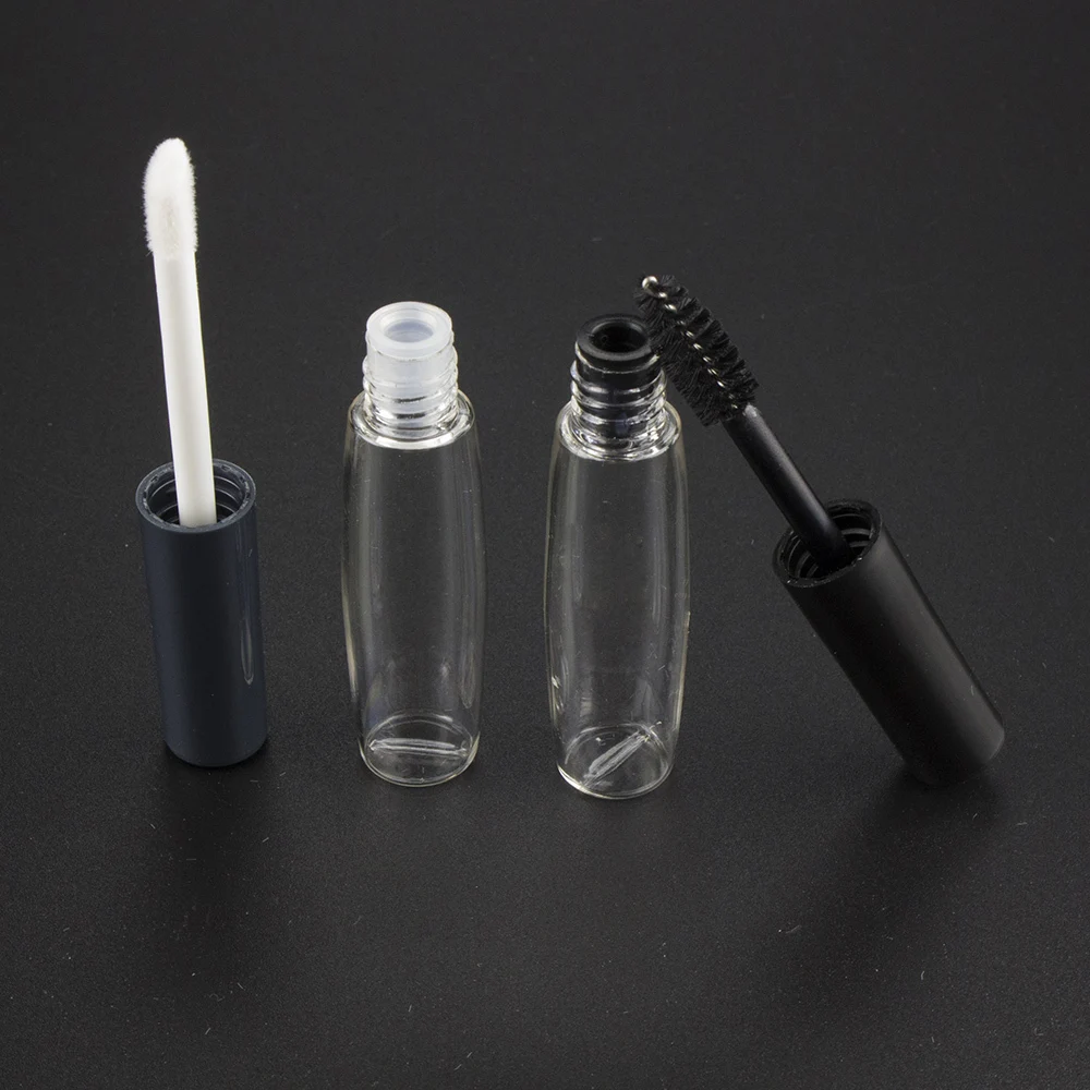 

1000pcs 5g plastic mascara tubes empty wholesale , wholesale 5ml empty mascara bottles and wands ,5 ML clear mascara bottle