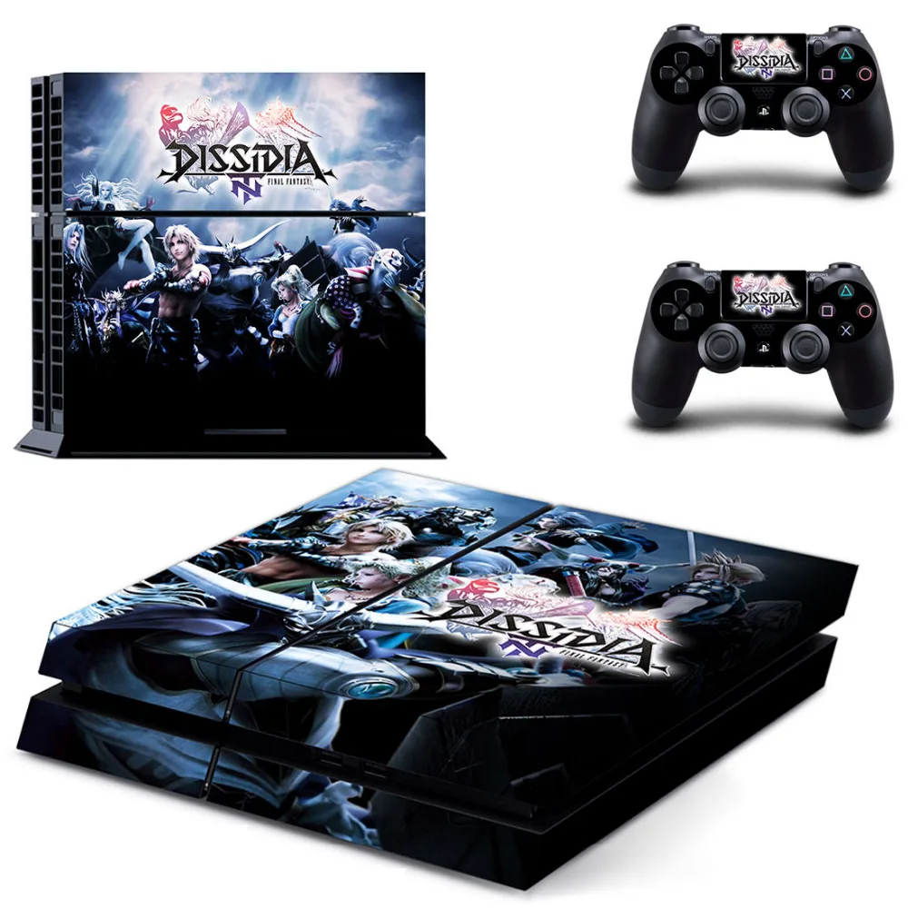 Dissidia Final Fantasy NT PS4 Skin Sticker Decal For Sony PlayStation 4 Console and 2 Controllers PS4 Skin Sticker Vinyl