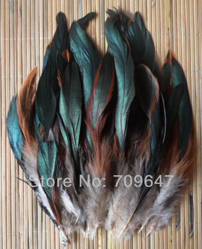 Decoration Accessories! 200Pcs/Lot! Nature Colors Saddle Badger Rooster Feathers 4-6 Inches Long,Plumas Decorativas