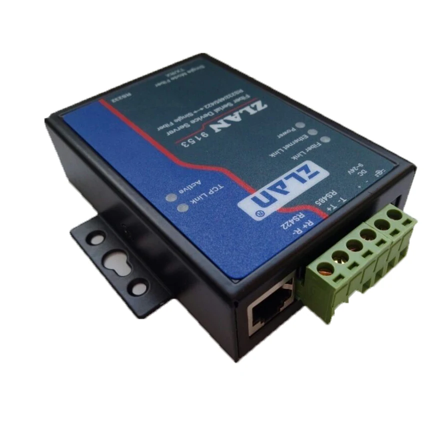 

Serial RS232/422/485 to SC single-mode optical fiber transceiver (ZLAN9153 Dan Xian)