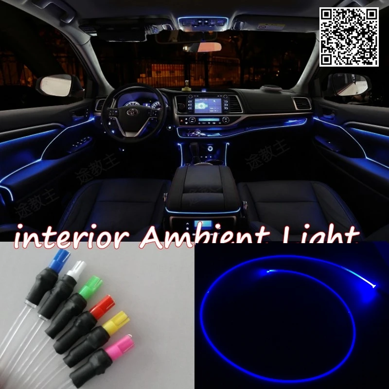 For Brabus SLS Class Car Interior Ambient Light Panel illumination For Car Inside Refit Air Cool Strip Light / Optic Fiber Band