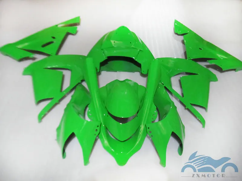 Hot! motorcycle fairing kits for Kawasaki Ninja 2004 2005 ZX10R ABS plastic sports fairings kit 04 05 ZX-10R green CY93