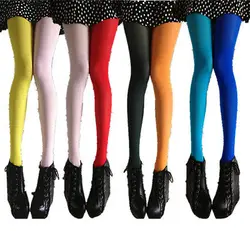 Women Patchwork Footed Tights Stretchy Pantyhose Stockings Elastic  KLL Two Color Solid Stocking