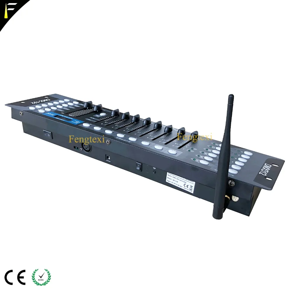 DMX512-1990 Standard Intelligent DJ Lights 192 Console Wireless Mode Controller Mini Small Party Night Club Light Console