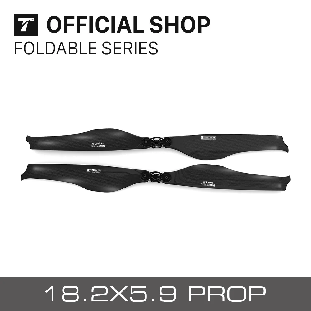 T-motor Carbon Fiber FA18.2x5.9-2PCS/PAIR Folding Propeller For Multirotors Hexacopter