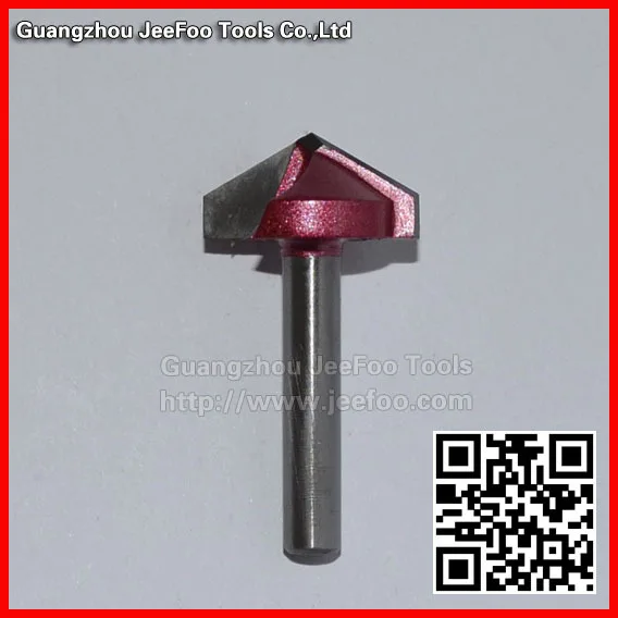 6*22*120degree Fraise 3D (carving V bit) rainurage, chanfreinage