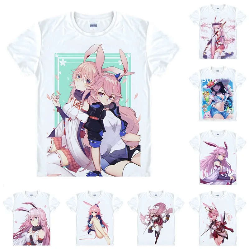 Coolprint Honkai Impact 3rd T Shirt Yae Sakura Yae no Sakura Men Casual TShirt Premium T-Shirt Printed Short Sleeve Shirts