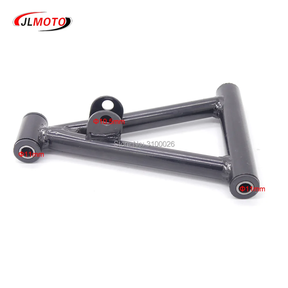 1Set 195mm Front Suspension Swing Arm Upper/Lower A Arm of DIY 49cc 50cc 110cc Kids ATV 4 Wheels Quad Bike Buggy Go Kart Parts