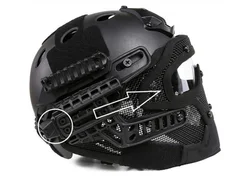 EMERSON New G4 Hunting  Helmet  PJ ABS Mask with Goggle for  Airsoft Paintball  WarGame Motorcycle Cycling Hunting