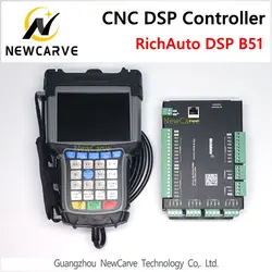 RichAuto DSP B51 USB CNC kontroler B51S B51E 3 kontroler osi do routera CNC sterowania zastąpić DSP B51 instrukcja NEWCARVE