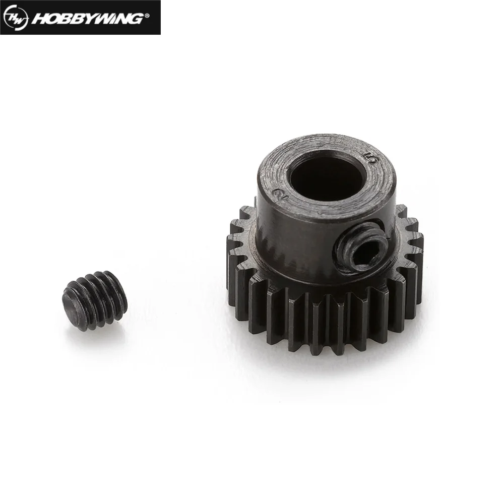 Hobbywing 48P 23T 21T 25T 5mm Shaft Steel Pinion for Rc Car Motors RC Hobby Motor Gear