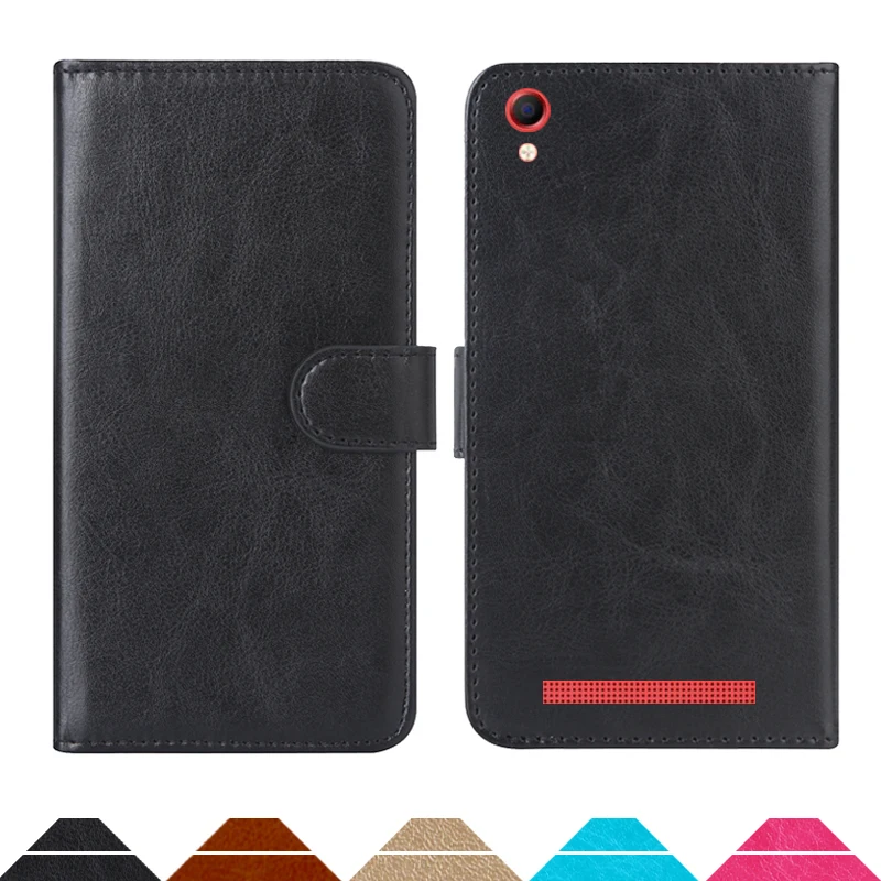 Luxury Wallet Case For DEXP BL150 PU Leather Retro Flip Cover Magnetic Fashion Cases Strap