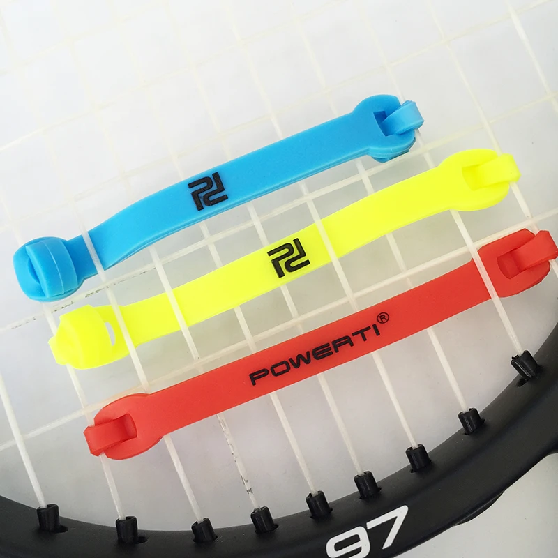 POWERTI 20pcs/lot Silicone Rubber Shock Tennis Vibration Dampener Absorber Tennis Dampener Reduce Shock for Tennis