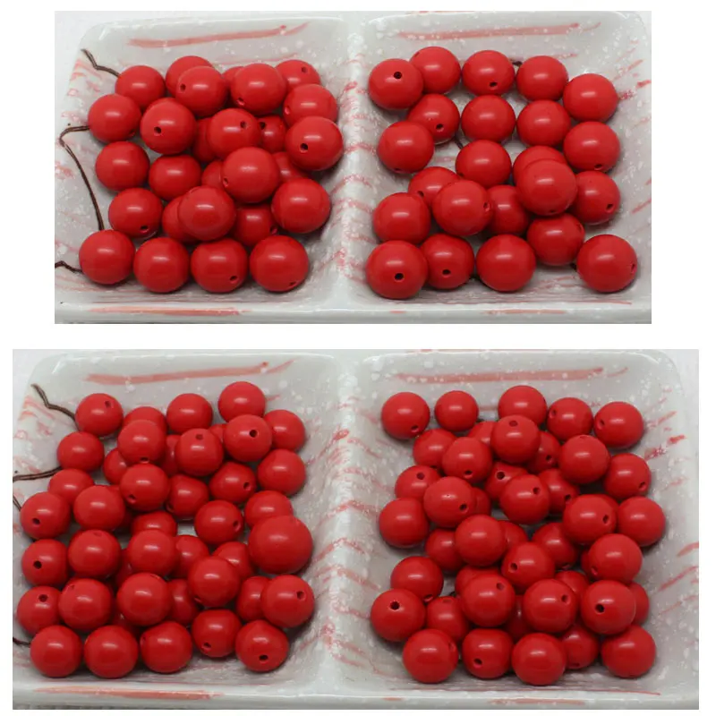 Mini. Order is $7! 6-10mm Red cinnabar Round Loose beads 120pcs