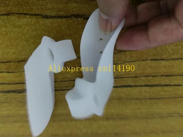 

100 Pairs Silicone gel bunion splint big toe separator Overlapping spreader protection feet care corrector health hallux valgus