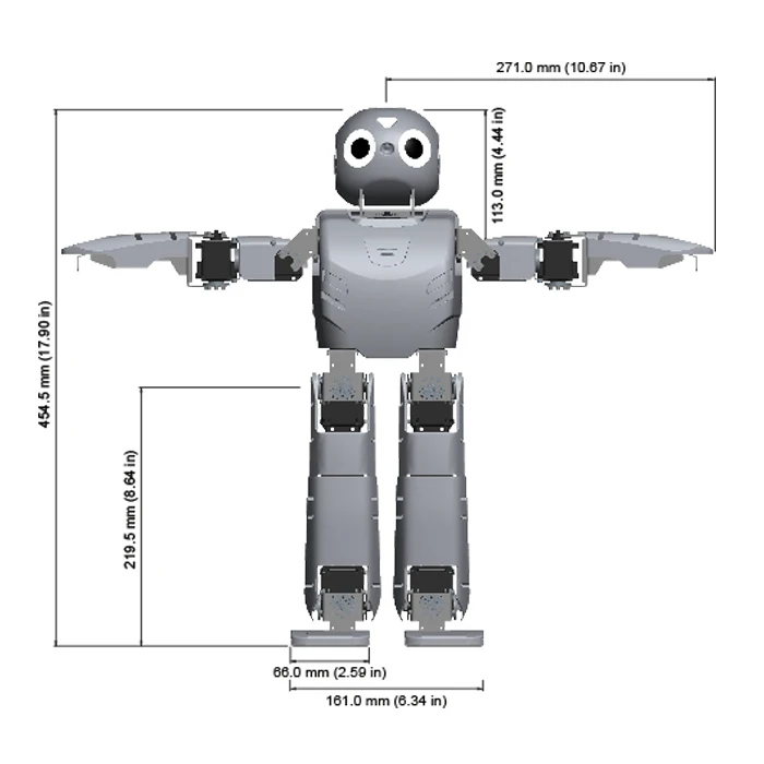 ROBOTIS OP2 Dynamic humanoid intelligent dual-core robot open source platform high-performance programming