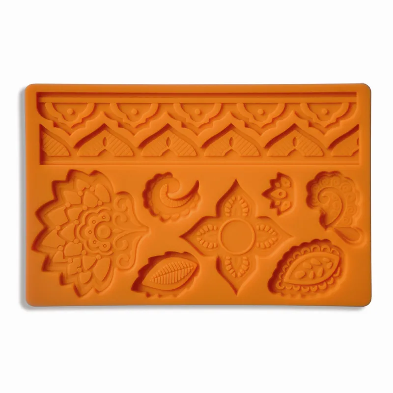 Baking Silicone Mold Global Fondant and Gum Paste Mold Cake Decoration