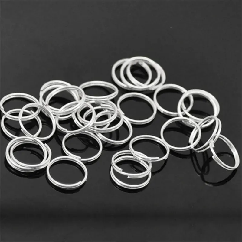 DoreenBeads 300 PCs 실버 컬러 이중 루프 오픈 점프 링 직경 12mm 결과 (B04159), 이우