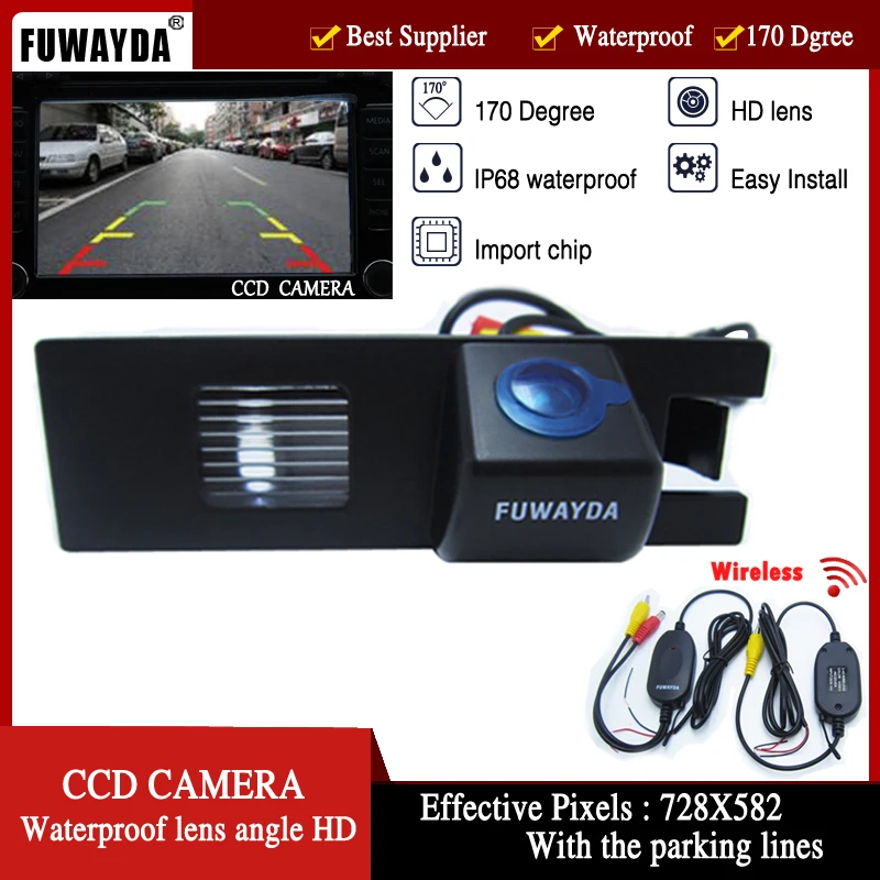 

FUWAYDA Car Rear View CCD NIGHT vision Backup Side Parking Front Camera for Vauxhall OPEL Astra Corsa Meriva Vectra Zafira HD