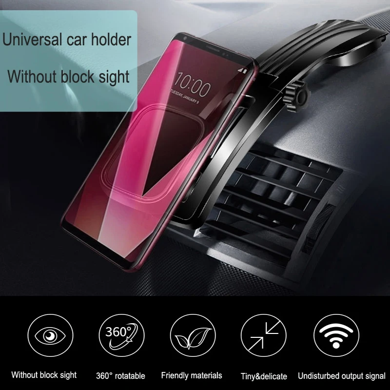 YASOKO Car Phone Mount Magnetic 360° Rotatable Phone Holder Dashboard Adjustable Vehicle Phone Stand Universal