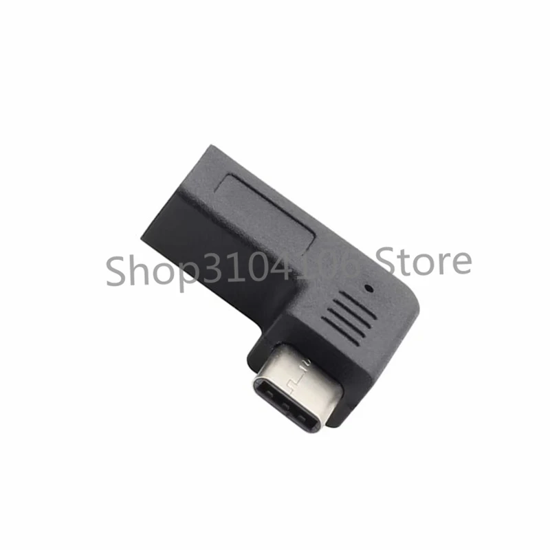 USB-C Tipo-C 3.1 Maschio a Micro USB 2.0 Adattatore dati femmina a 5 pin Design a gomito con connettore accoppiatore ad angolo di 90 gradi